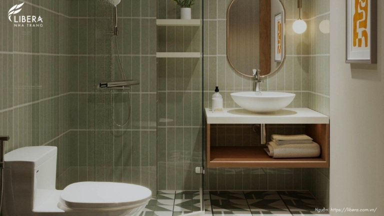 Phòng tắm căn hộ Studio Libera